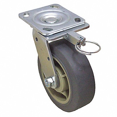 GRAINGER P21SPRP050R14DL Standard Plate Castor Swivel 350 lb.