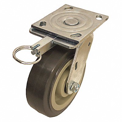 GRAINGER P21SUP050R14DL Standard Plate Castor Swivel 750 lb.
