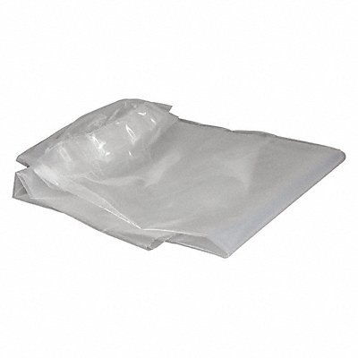 GRAINGER G375608R Drum Liner Natural 55 gal LDPE PK50