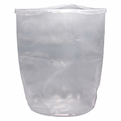 GRAINGER G0595524 Drum Liner Natural 55 gal LDPE PK15