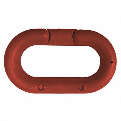 GRAINGER 8070510 Chain Link Red 3 Size Plastic