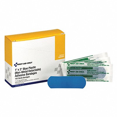 GRAINGER 90923 Strip Bandages 3 x1 Plastic PK100