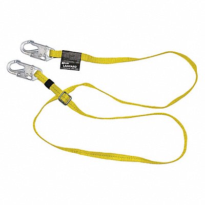 HONEYWELL MILLER 210WLSZ76FTYL Positioning Lanyard Yellow Adjustable