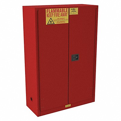 CONDOR 491M97 Flammable Cabinet Standard 45 gal 65 H
