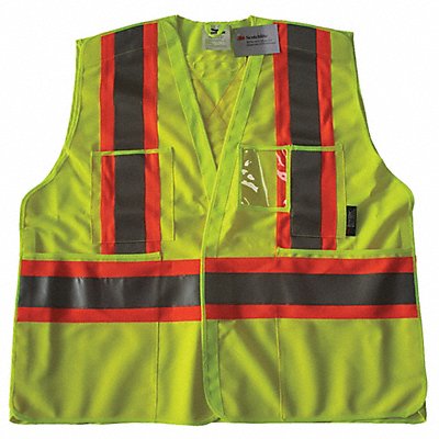 CONDOR 491T12 Safety Vest Yellow/Green 4XL/5XL