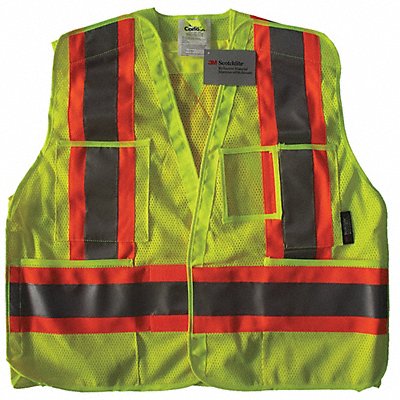 CONDOR 491T17 Safety Vest Yellow/Green S/M
