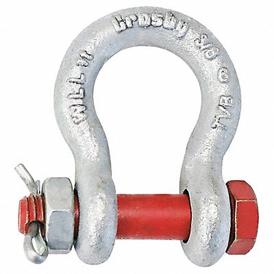 CROSBY 1019470 Anchor Shackle 2 000 lb Carbon Steel