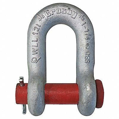 CROSBY 1019016 D-Shackle 24 000 lb Carbon Steel