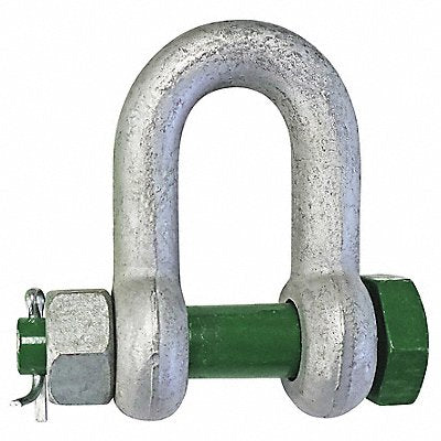GREEN PIN GPGDMB22 D-Shackle 13 000 lb Load Cap Steel