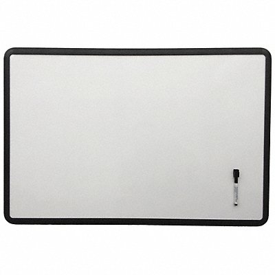 GRAINGER 492P19 Dry Erase Board Magnetic Wall Mounted