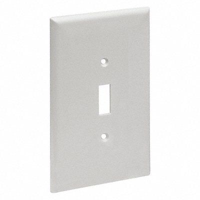 GRAINGER 62054 Toggle Switch Wall Plate Plastic