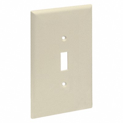 GRAINGER 62055 Toggle Switch Wall Plate Plastic