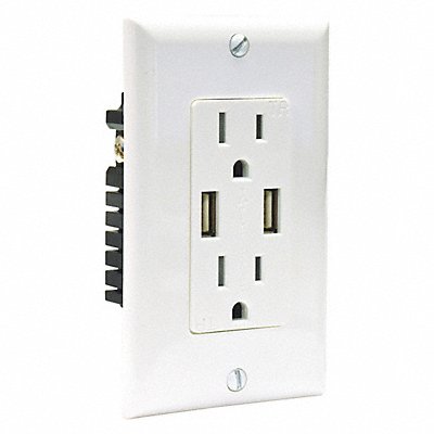 GRAINGER 62186 USB Charger General Purpose 4.0A @ 5VDC