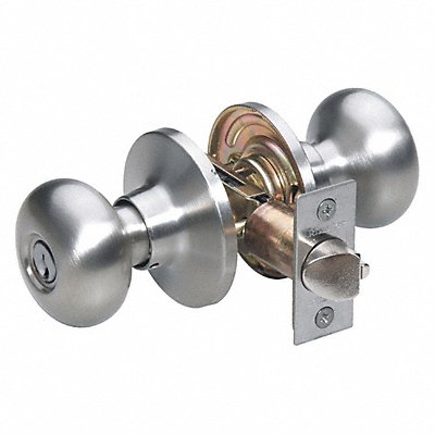 MASTER LOCK BC0215KA4 Knob Lockset Biscuit Style Satin Nickel