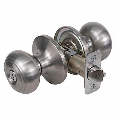 MASTER LOCK RU0115KA4 Knob Lockset Rusk Style Satin Nickel