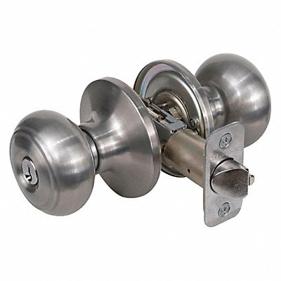 MASTER LOCK RU0215KA4 Knob Lockset Rusk Style Satin Nickel
