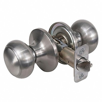MASTER LOCK RU0415BOX Knob Lockset Rusk Style Satin Nickel