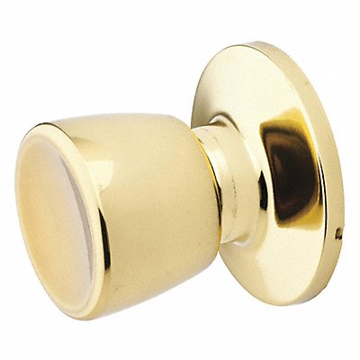 MASTER LOCK TU0503BOX Knob Lockset Tulip Style Polished Brass