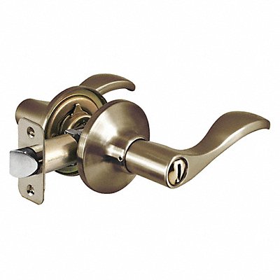 MASTER LOCK WL0305BOX Lever Lockset Antique Brass Wave Style
