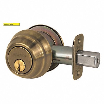 MASTER LOCK DSH0705KA4 Deadbolt Antique Brass Double Cylinder