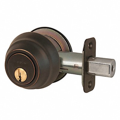 MASTER LOCK DSH0712PKA4 Deadbolt Aged Bronze Double Cylinder