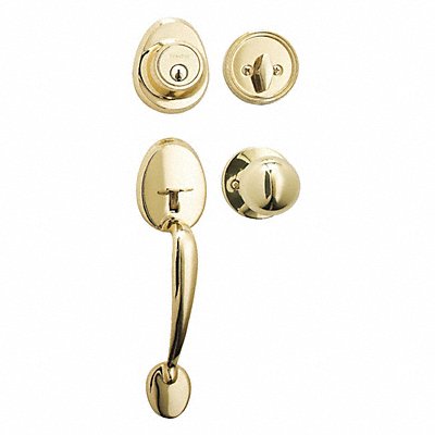 MASTER LOCK HDLBC0603KA4 Knob Lockset Biscuit Style Polished Brss