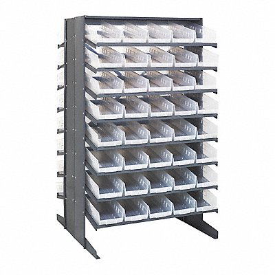 QUANTUM STORAGE SYSTEMS QPRD104CL K6933 Pick Rack 36inx60inx36in Clear