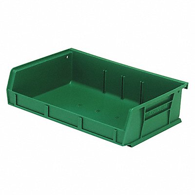 QUANTUM STORAGE SYSTEMS QUS236GN K4956 Hang and Stack Bin Green PP 3 in