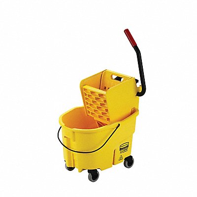 RUBBERMAID COMMERCIAL PRODUCTS FG748000YEL Mop Bucket and Wringer Yellow 6 1/2 gal