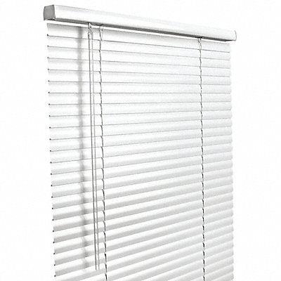 GRAINGER 493P35 Window Blinds Vinyl White