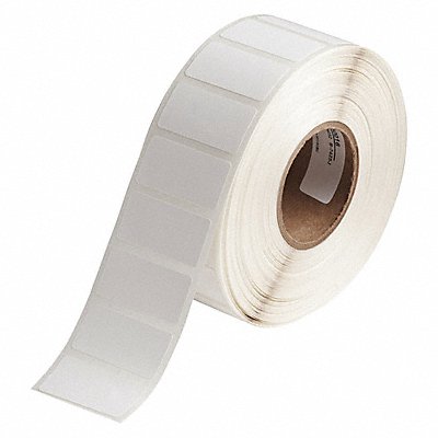 BRADY J201367425J Label Roll 3/4 W White Die Cut - Tag