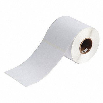 BRADY J202622595 Label Roll 4-9/64 W White Die Cut - Tag