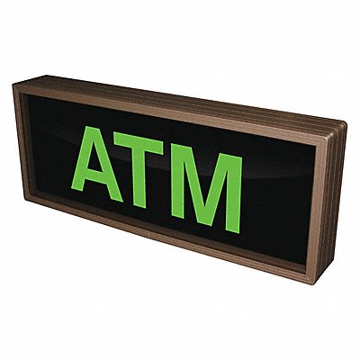 TAPCO 132497 Custom Backlit Sign 2-1/4 Lx18 Wx7 H