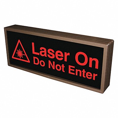TAPCO 151705 Custom Backlit Sign 2-1/4 Lx18 Wx7 H