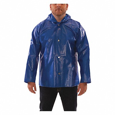 TINGLEY J22161 D8968 Rain Jacket 4XL Blue Polyurethane Mens