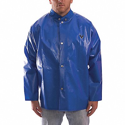 TINGLEY J22201 D8969 Rain Jacket L Blue Polyurethane Mens