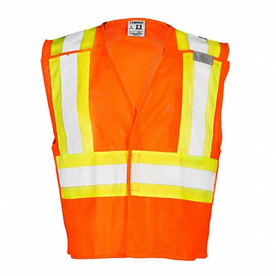 KISHIGO 1176XL E6648 Breakaway Hi Vis Vest Class 2 XL Orange