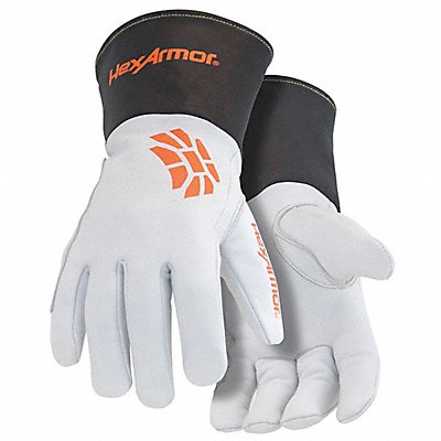 HEXARMOR 4062XXL11 J7656 Leather Gloves Grey 2XL PR