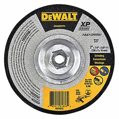 DEWALT DWA8927FH Abrasive Cut Off Wheel 7 Wheel dia.