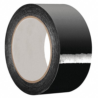 GRAINGER TC261848MMX55M Duct Tape Black 1 7/8 in x 60 yd 3 mil