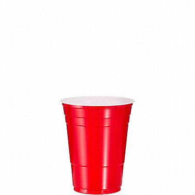 SOLO CUP P16R Disposable Cold Cup 16 oz Red PK1000
