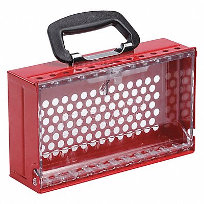 BRADY 150505 Group Lockout Box Red 10-1/2 W