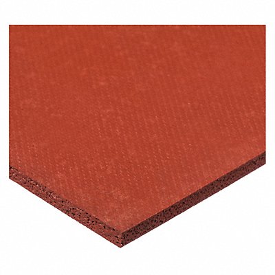 GRAINGER ZUSASSRF103 Silicone Roll L 10 ft Red