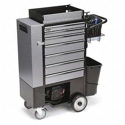 FLEXCART FC100CSWAT Black Light Duty Tool Utility Cart