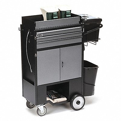 FLEXCART FC300PCWT Black Light Duty Tool Utility Cart
