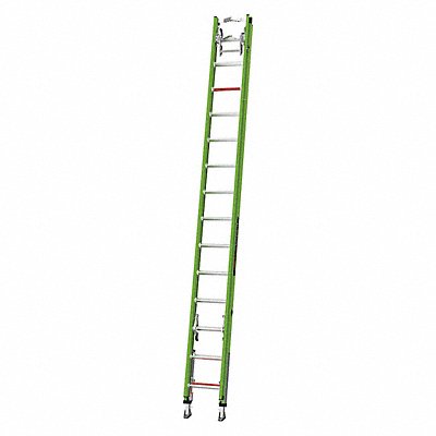 LITTLE GIANT 17528264V Extension Ladder 300 lb Cap. Fiberglass