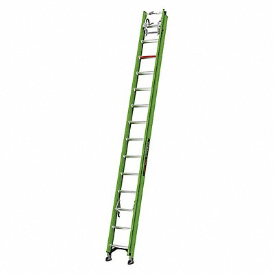 LITTLE GIANT 17528V Extension Ladder 375 lb Cap. Fiberglass