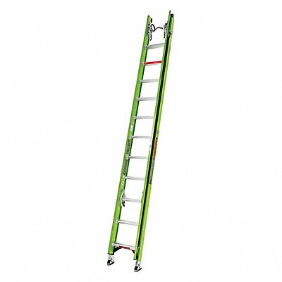 LITTLE GIANT 18324 Extension Ladder 300 lb Cap. Fiberglass