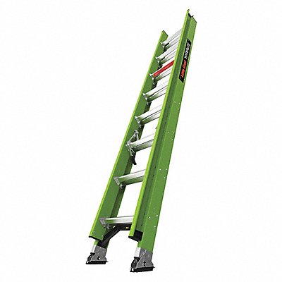 LITTLE GIANT 18716 Extension Ladder 300 lb Cap. Fiberglass