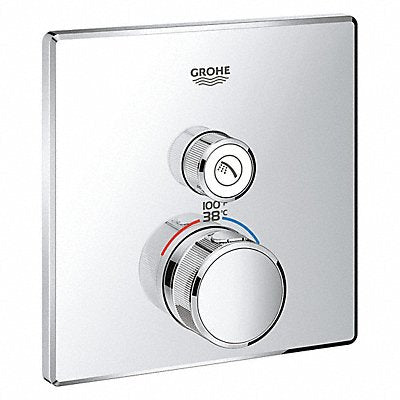 GROHE 29140000 Sngl Func Thermostatic Trim Grohe Chrome